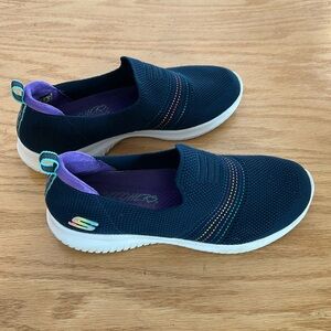 Like new, Sketchers memory foam slip-on shoes